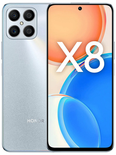 Honor X8 128 Гб Серебристый