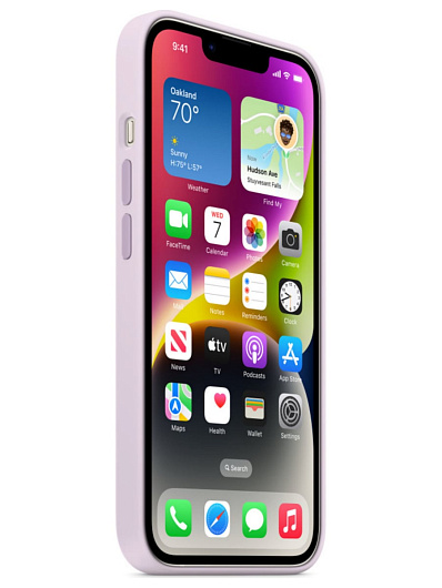 Клип-кейс iPhone 14 Silicone Case Soft Touch Фиолетовый