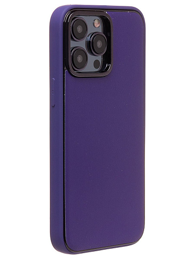 Клип-кейс для iPhone 14 Pro Max (PC084) экокожа Фиолетовый