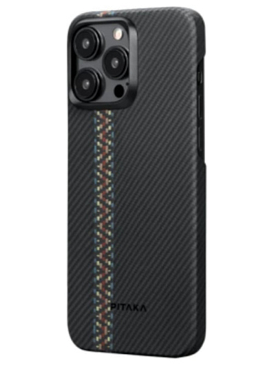Клип-кейс для iPhone 15 Pro Max Pitaka MagEZ Case 4 Rhapsody Черный