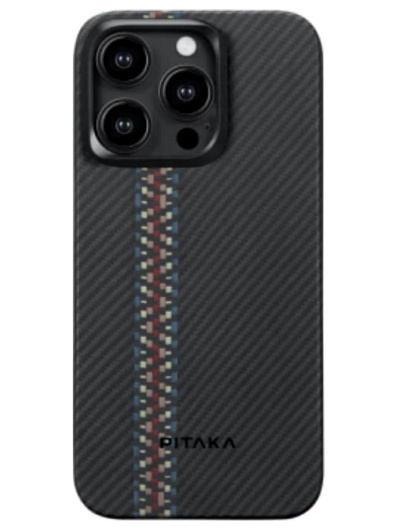 Клип-кейс для iPhone 15 Pro Max Pitaka MagEZ Case 4 Rhapsody Черный Клип-кейс для iPhone 15 Pro Max Pitaka MagEZ Case 4 Rhapsody Черный