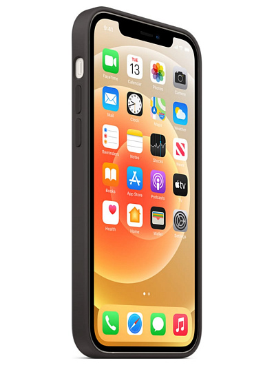 Клип-кейс iPhone 12/12 Pro Silicone Case Soft Touch Черный