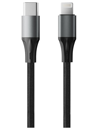 Кабель Type-C - Lightning Accesstyle CL30-F100M Черный Кабель Type-C - Lightning Accesstyle CL30-F100M Черный