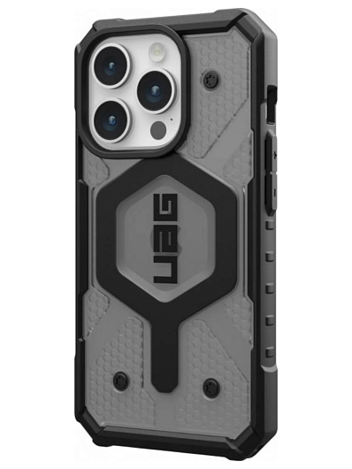 Клип-кейс для Apple iPhone 15 Pro UAG Pathfinder с поддержкой Magsafe Прозрачный