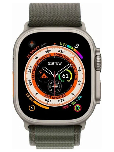 Смарт-часы Apple Watch Ultra 49 мм Titanium Case Cellular Зеленый
