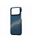 Клип-кейс iPhone 17 Pro Pitaka Milky Way Galaxy Синий