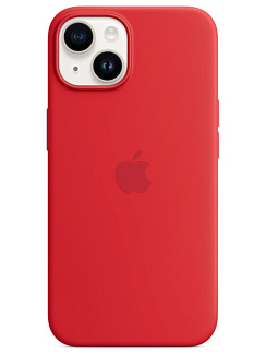 Клип-кейс iPhone 14 Silicone Case Soft Touch Красный