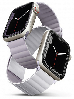 Ремешок для Apple Watch 49/45/44/42 Uniq Revix Белый