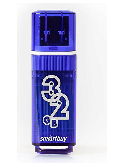 USB-флеш-накопитель 32Gb SmartBuy Glossy Синий USB-флеш-накопитель 32Gb SmartBuy Glossy Синий