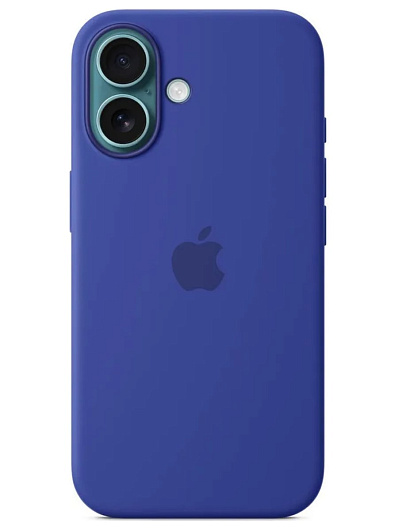 Клип-кейс для iPhone 16 Silicone Case Soft Touch Синий