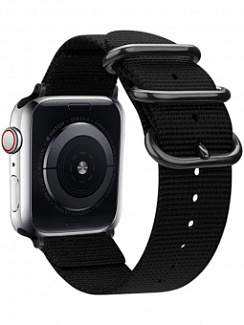 Ремешок TFN Canvas для Apple Watch 42/44mm Черный