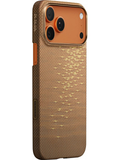 Клип-кейс iPhone 17 Pro Pitaka Edge Ultra Slim Case Золотой