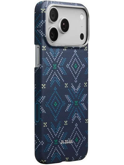 Клип-кейс iPhone 17 Pro Max Pitaka Edge Ultra Slim Case Синий