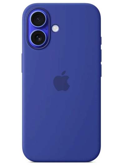 Клип-кейс для iPhone 16 Silicone Case Soft Touch Синий