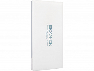 Внешний аккумулятор 10000mAh Canyon CNS-TPBP10 Белый
