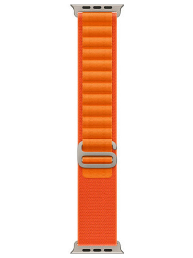 Ремешок для Apple Watch 42/44/45/49 Gurdini Alpine Loop Оранжевый