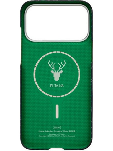 Клип-кейс iPhone 17 Pro Max Pitaka Edge Ultra Slim Case Синий