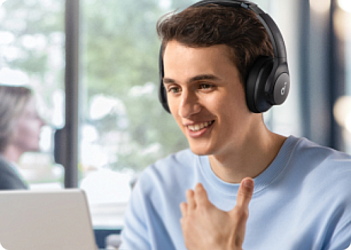 Беспроводные наушники Anker Soundcore Q20i Черный