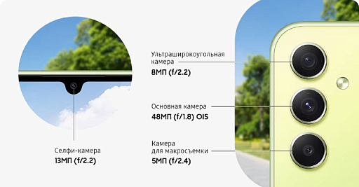 Смартфон Samsung SM-A346 Galaxy A34 5G 8/256 Гб Серебряный