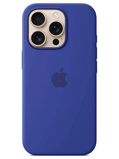Клип-кейс для iPhone 16 Pro Silicone Case Soft Touch Синий