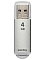 Память USB Flash Smartbuy V-Cut 4 ГБ Серебристый
