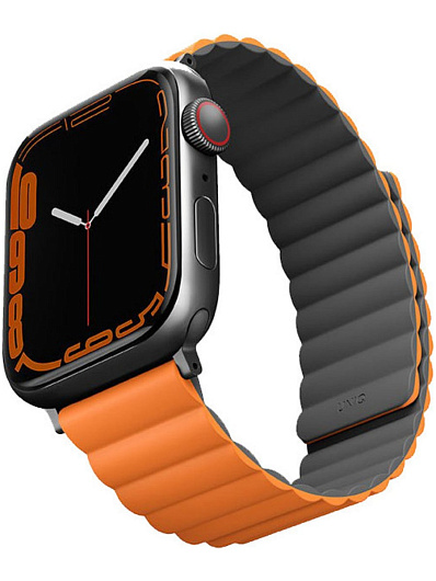 Ремешок для Apple Watch 49/45/44/42 Uniq Revix Оранжевый