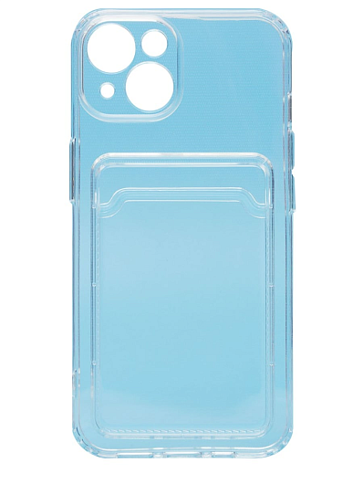 Клип-кейс для iPhone 14 с картхолдером SC276 Прозрачный