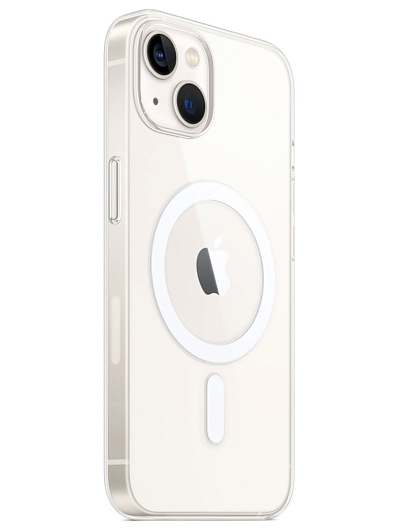 Чехол для iPhone 13 Clear Case MagSafe Прозрачный