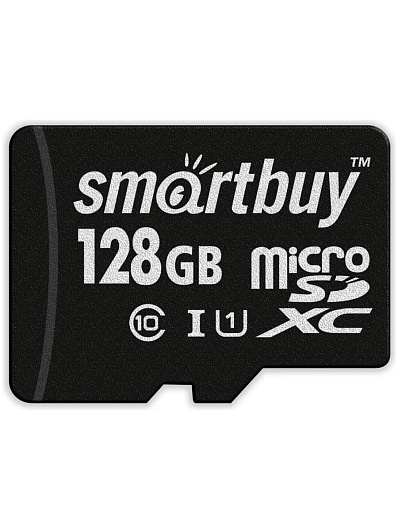 Карта памяти Smart Buy micro-SD 128GB class10 без адаптера Черный Карта памяти Smart Buy micro-SD 128GB class10 без адаптера Черный
