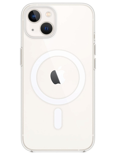Чехол для iPhone 13 Clear Case MagSafe Прозрачный
