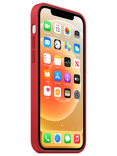 Клип-кейс iPhone 12/12 Pro Silicone Case Soft Touch Красный