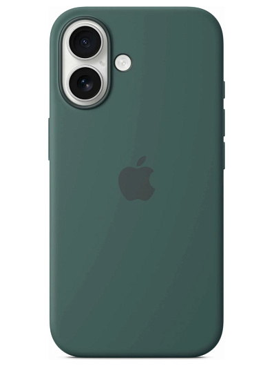 Клип-кейс для iPhone 16 Silicone Case Soft Touch Зеленый Клип-кейс для iPhone 16 Silicone Case Soft Touch Зеленый