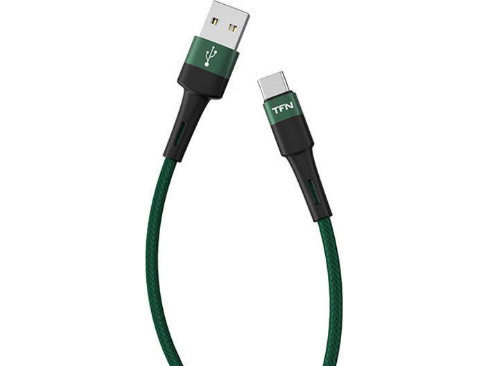 Кабель USB - Type-C Envy 1.2 м Зеленый