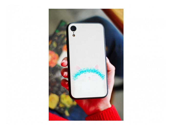 Клип-кейс Samsung Galaxy A40 (SM-A405) Glass Print 2