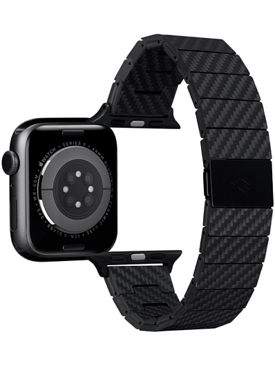 Браслет карбоновый Pitaka Modern для Apple Watch, 42/44/45mm Черный