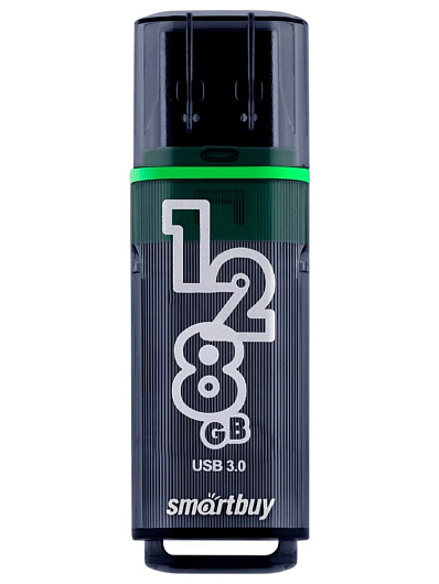 USB-флеш-накопитель SmartBuy Glossy USB 3.0 128 GB Темно-серый USB-флеш-накопитель SmartBuy Glossy USB 3.0 128 GB Темно-серый