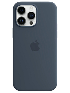 Клип-кейс iPhone 14 Pro Max Silicone Case Soft Touch Синий