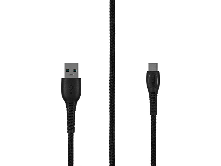 Кабель USB - Type-C forza 1.0 м Черный Кабель USB - Type-C forza 1.0 м Черный