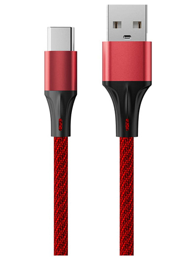 Кабель USB - Type-C Accesstyle AC30-F200M Красный Кабель USB - Type-C Accesstyle AC30-F200M Красный