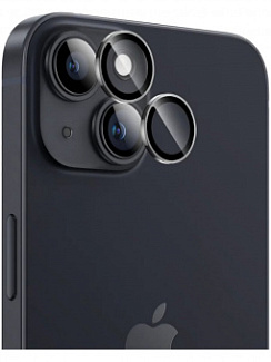 Защитное стекло на заднюю камеру Benks Glass Warrior для iPhone 15/15 Plus Прозрачный