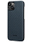 Клип-кейс для iPhone 15 Pitaka MagEZ Case 4 узкое плетение Синий