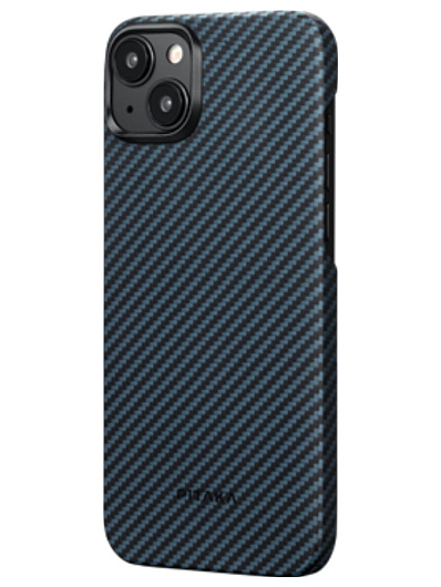 Клип-кейс для iPhone 15 Pitaka MagEZ Case 4 узкое плетение Синий