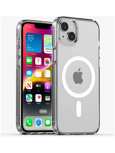 Клип-кейс для iPhone 15 Plus Gurdini Alba Series Protective Прозрачный