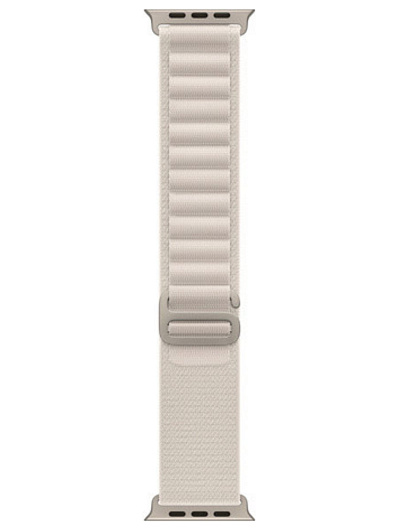 Ремешок для Apple Watch 42/44/45/49 Gurdini Alpine Loop Белый