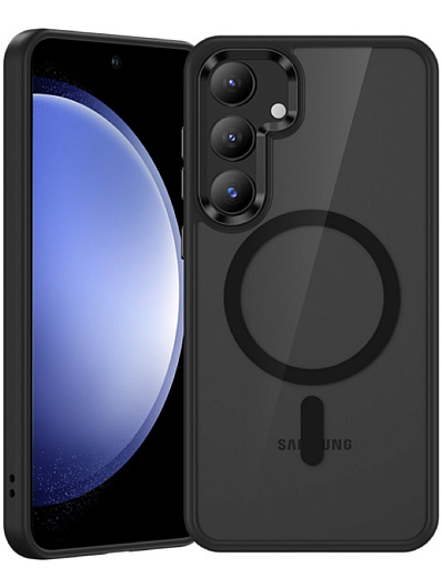 Клип-кейс для Samsung Galaxy S24+ Benks MagClap Crystal Phone Черный Клип-кейс для Samsung Galaxy S24+ Benks MagClap Crystal Phone Черный