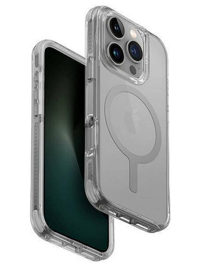 Клип-кейс для iPhone 16 Pro UNIQ Hybrid Magclick Charging с поддержкой Magsafe Прозрачный Клип-кейс для iPhone 16 Pro UNIQ Hybrid Magclick Charging с поддержкой Magsafe Прозрачный