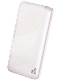 Внешний аккумулятор 10000mAh Aksberry E103 Белый