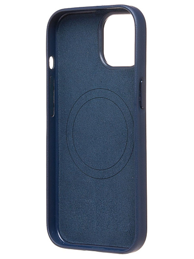 Клип-кейс Active для Apple iPhone 15 экокожа SafeMag ORG SM002 Синий