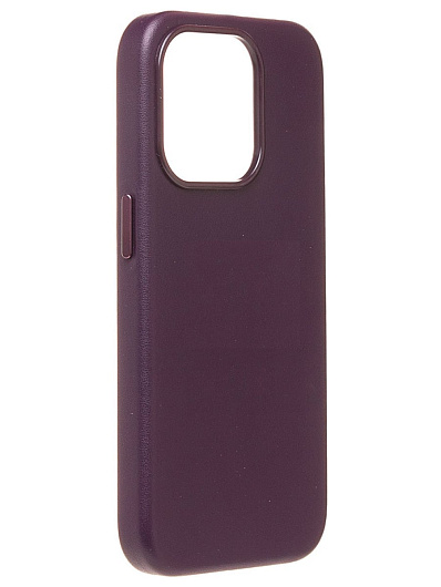 Клип-кейс Active для Apple iPhone 15 Pro экокожа SafeMag ORG SM002 Фиолетовый