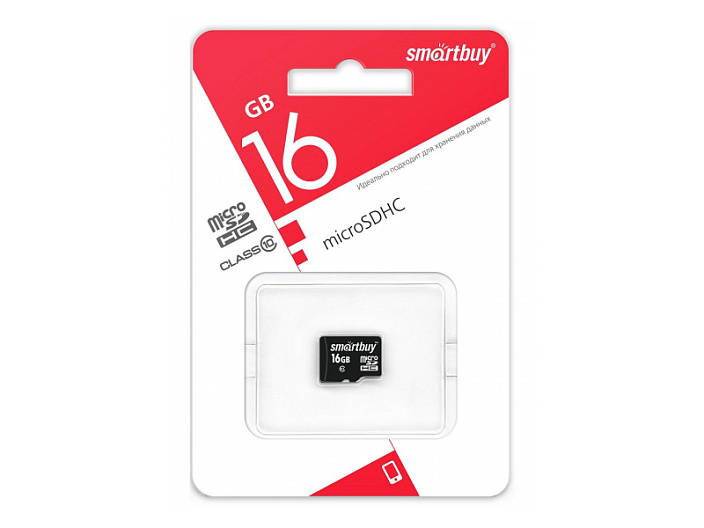 Карта памяти micro-SD 16GB class 10 без адаптера Карта памяти micro-SD 16GB class 10 без адаптера